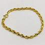 Image result for Yellow Gold Rope Bracelet