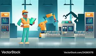 Image result for Factory Cartoon Machine