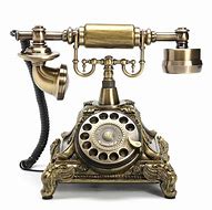 Image result for Old-Fashioned Dial Phone