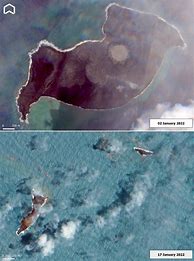 Image result for Hunga Tonga Volcano Eruption From Space