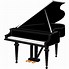 Image result for Piano with Notes Clip Art