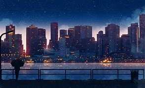 Image result for Night City Aesthetic View Scenery Anime