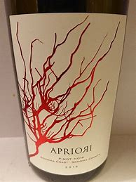 Image result for Apriori Pinot Noir Sonoma Coast
