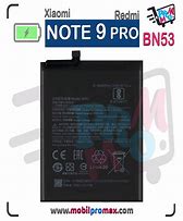 Image result for Redmi Note 9 Pro Battery