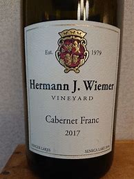 Image result for Hermann J Wiemer Cabernet Franc