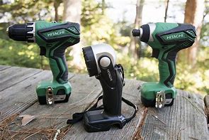 Image result for Green Cordless Impact Driver Hitachi