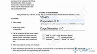 Image result for Articles of Amendment Sample