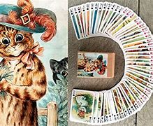 Image result for Louis Wain Cats Playing Cards