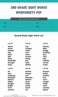 Image result for iSight Word Worksheet