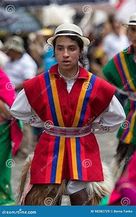 Image result for Ecuador Traditional Dress Men