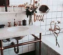 Image result for Rose Gold Bathroom Accessories