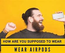 Image result for Person Wearing AirPods