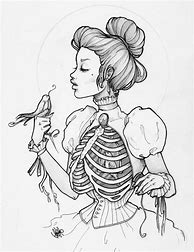 Image result for Gothic Outline Drawings