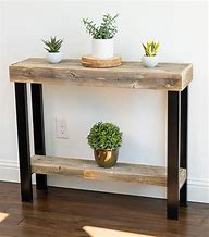 Image result for Black Metal Console Table Legs