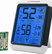 Image result for Digital LCD Humidity Meter