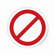 Image result for Universal No Sign Clip Art