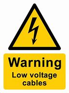 Image result for Low Voltage Sign