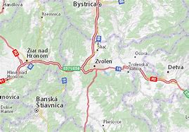 Image result for Zvolen Tu Mapa