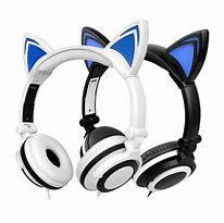 Image result for Sharper Image Squishy Cat Headphones