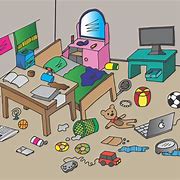 Image result for Clean Bedroom Cartoon