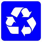 Image result for White Recycle Bin