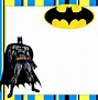 Image result for Batman Birthday Invitation Template Free