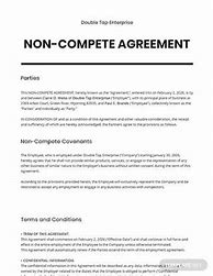 Image result for Non-Compete Agreement Template PDF