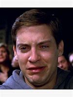 Image result for Tobey Maguire Crying Meme