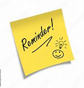 Image result for Post It Note Reminder