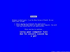 Image result for Red Blue Screen of Death