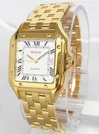 Image result for Yellow Gold Geneve Watch