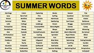 Image result for Summer Shop Words