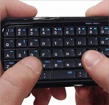 Image result for iPhone Bluetooth Thumb Keyboard