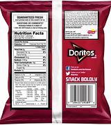 Image result for Doritos Chips Food Label