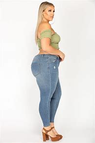 Image result for Plus Size Fashion Nova Jeans Model