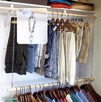 Image result for DIY Folding Hanger Rack