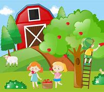 Image result for Cartoon Apple Tree Picking