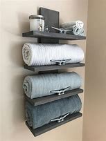 Image result for Bathroom Towel Shelf