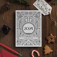 Image result for Art Deco New Year's Greetings