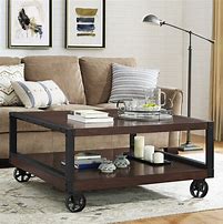 Image result for Square Coffee Table with Hidden Storage