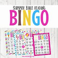 Image result for Religious Bingo for Kids Summer