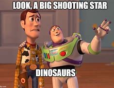 Image result for Shooting Star Dinosaur Meme