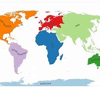 Image result for Global Map Continents