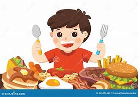 Image result for Eating Food Cartoon
