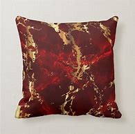 Image result for Red Bubble Pillows Gold