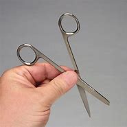 Image result for Stainless Steel Scissors Sharp Blunt