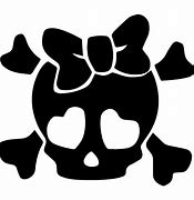 Image result for Cute Sugar Skull Silhouette