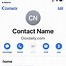 Image result for iPhone Contacts Dark Mode