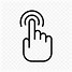 Image result for White Hand Click Icon