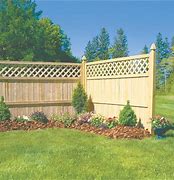 Image result for How to Build a Lattice Top Privacy Fence